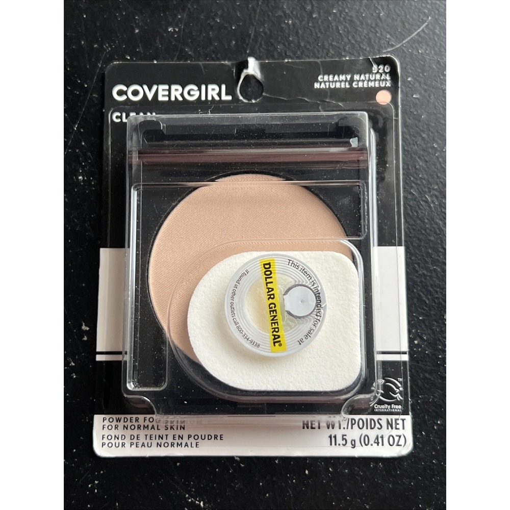 COVERGIRL Clean Face Powder Foundation 520 Creamy Natural Discontinued